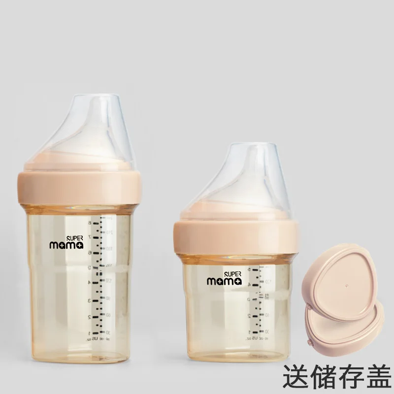 Supermama baby bottle PPSU resistant to fall wide caliber baby weaning Oracle Newborn anti-swelling gas
Supermama baby bottle PPSU resistant to fall wide caliber baby weaning Oracle Newborn anti-swelling gas