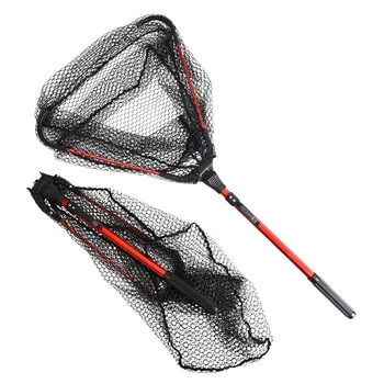 80cm Portable Folding Aluminum Fly Fishing Net Triangle folding network E-glass Fishing Net
80cm Portable Folding Aluminum Fly Fishing Net Triangle folding network E-glass Fishing Net