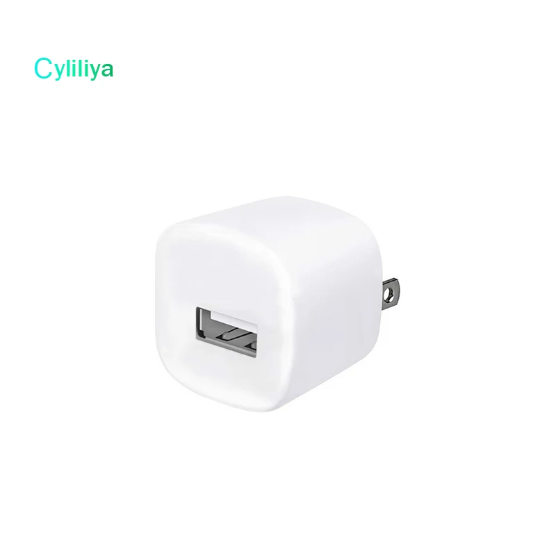 50pcs/lot US/EU Plug cube USB Travel AC Power Wall charger Adapter Charger For iPod Iphone 5 5S 6plus 6 6S 7 7plus | Мобильные