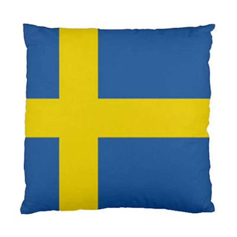 Hot Sweden Swedish Flag Decorative Throw Pillow Cushion Cover Modern Fashion Flag Couch Pillows Covers Home Decor Gifts Two Side
Hot Sweden Swedish Flag Decorative Throw Pillow Cushion Cover Modern Fashion Flag Couch Pillows Covers Home Decor Gifts Two Side