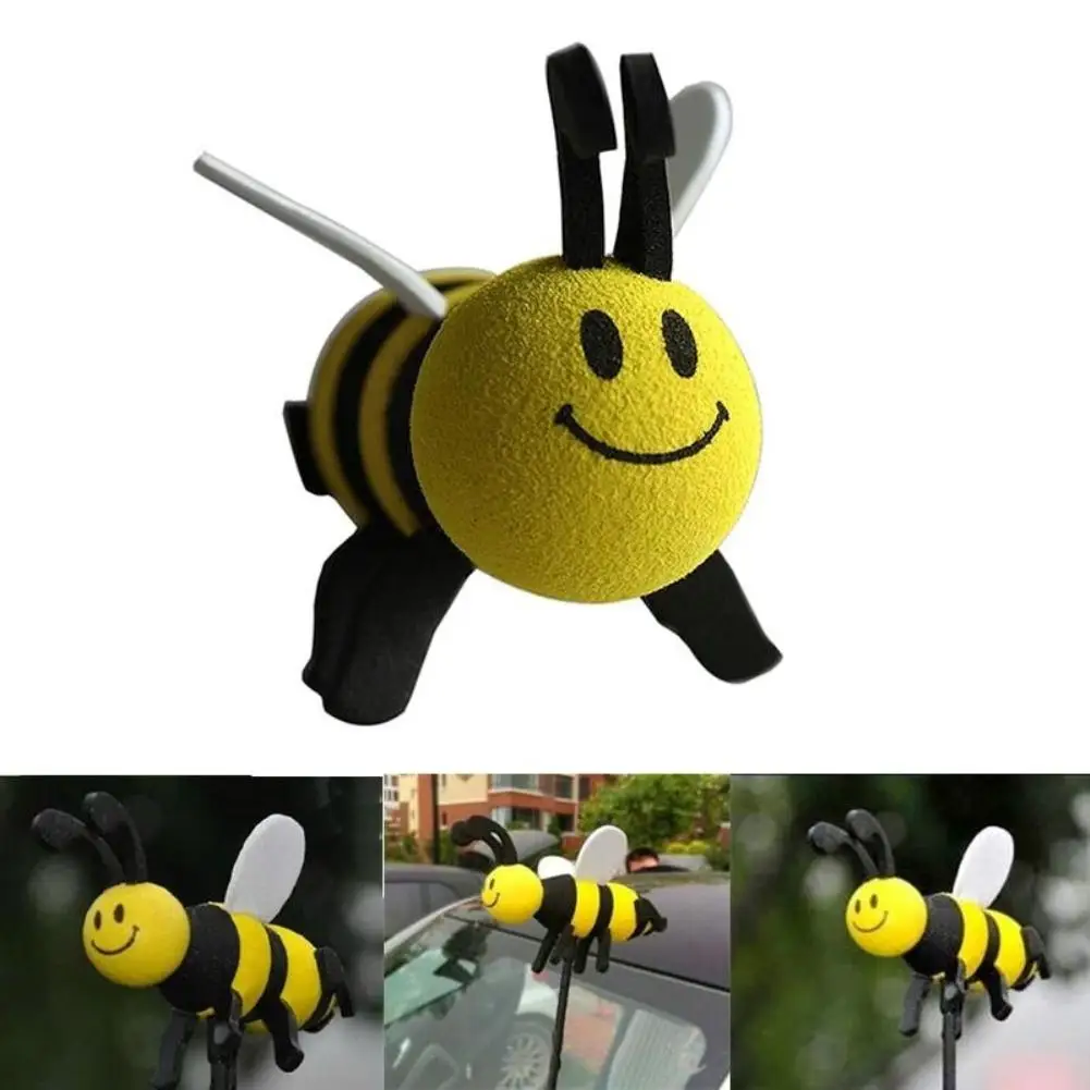 Lovely Cartoon Smiley Bee Car Vehicle Aerial Antenna Top Ball Ornament Decor Car Decoration Easy to Install
Lovely Cartoon Smiley Bee Car Vehicle Aerial Antenna Top Ball Ornament Decor Car Decoration Easy to Install