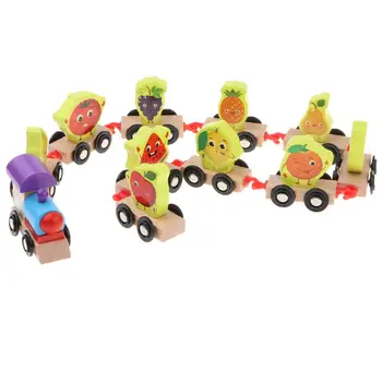 Wooden Train Animal Fruit Blocks Pulling Stacking Game Early Learning Educational Toys Birthday Gift for Children Toddler Kids
Wooden Train Animal Fruit Blocks Pulling Stacking Game Early Learning Educational Toys Birthday Gift for Children Toddler Kids