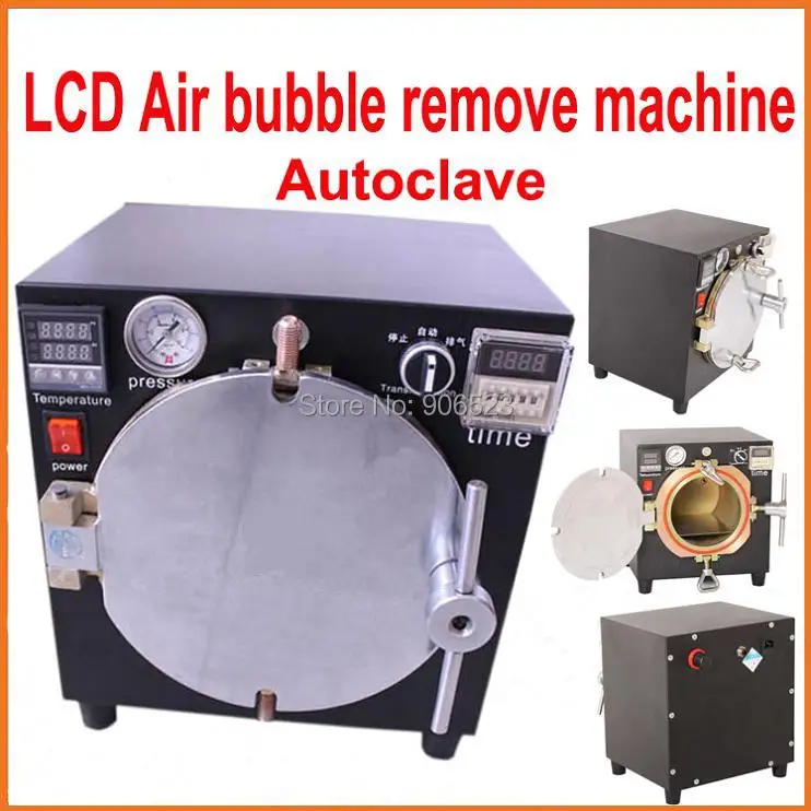 Black Mini High Pressure Autoclave OCA Adhesive Sticker LCD Bubble Remove Machine for Glass Refurbishment
Black Mini High Pressure Autoclave OCA Adhesive Sticker LCD Bubble Remove Machine for Glass Refurbishment