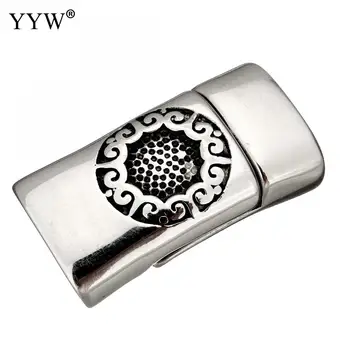 10PCs Fashion Stainless Steel Magnetic Lock Clasp Connector For Leather Bracelet DIY Accessories Crafts Findings 29x16x10mm
10PCs Fashion Stainless Steel Magnetic Lock Clasp Connector For Leather Bracelet DIY Accessories Crafts Findings 29x16x10mm