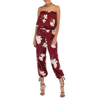 MISSKY 2019 New Women Jumpsuit Summer Off Collar Backless Printing Chiffon Jumpsuit Female Clothes
MISSKY 2019 New Women Jumpsuit Summer Off Collar Backless Printing Chiffon Jumpsuit Female Clothes