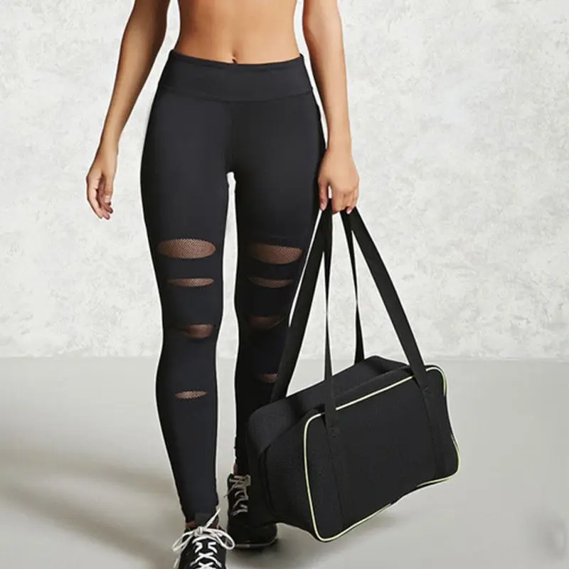 Women Hole Mesh Yoga Pants Fashion High Waist Fitness sport leggings Femme Running Gym Stretch Ladies Running jogging Trousers
Women Hole Mesh Yoga Pants Fashion High Waist Fitness sport leggings Femme Running Gym Stretch Ladies Running jogging Trousers