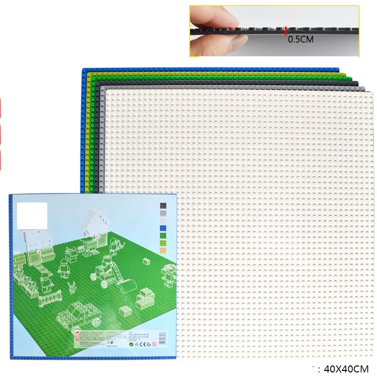 2018 Brand Big Size 40*40cm Blocks 1pcs DIY Baseplat 50*50 dots Small Bricks Base Plate Compatible With Legoed
2018 Brand Big Size 40*40cm Blocks 1pcs DIY Baseplat 50*50 dots Small Bricks Base Plate Compatible With Legoed