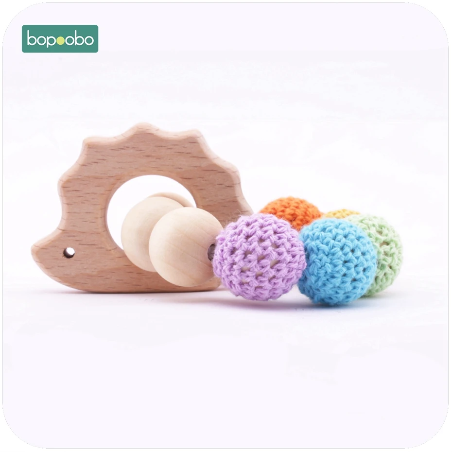 Bopoobo PBA Free Crochet Beads Wooden Bracelet Hedgehog Animal Shaped Jewelry Teething For Baby Organic Wood Baby Teether
Bopoobo PBA Free Crochet Beads Wooden Bracelet Hedgehog Animal Shaped Jewelry Teething For Baby Organic Wood Baby Teether