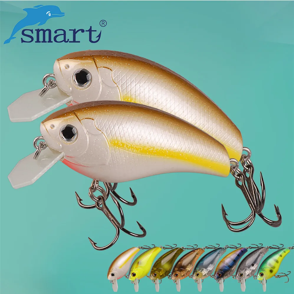 SMART Crank Bait Fishing Lures 56mm/11.1g Floating1.0m Crankbait Isca Artificial Para Pesca Leurre Peche Fishing Wobblers Souple
SMART Crank Bait Fishing Lures 56mm/11.1g Floating1.0m Crankbait Isca Artificial Para Pesca Leurre Peche Fishing Wobblers Souple
