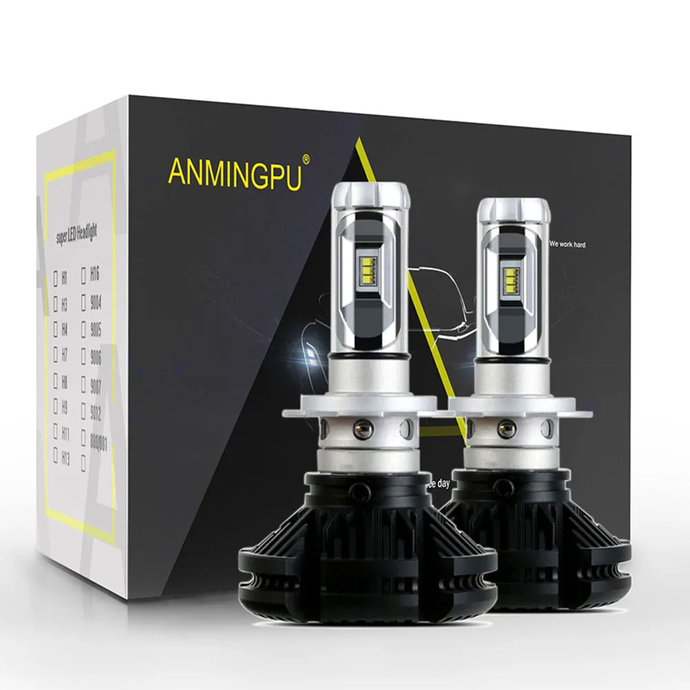 ANMINGPU 2pcs Fanless Headlight Bulbs ZES Led H4 H7 Led Bulb H8 H11 HB3/9005 HB4/9006 H1 H3 9012 H13 9007 12000lm /pair 50w
ANMINGPU 2pcs Fanless Headlight Bulbs ZES Led H4 H7 Led Bulb H8 H11 HB3/9005 HB4/9006 H1 H3 9012 H13 9007 12000lm /pair 50w