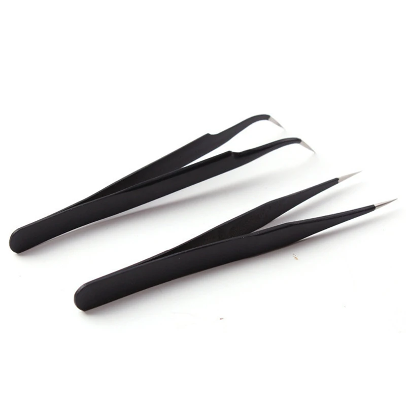 hot sale 2019 2 pcs/set Antistatic Electroplating Stainless Steel Curved Straight Eyebrow Tweezers blackhead tweezer DIY Tools
hot sale 2019 2 pcs/set Antistatic Electroplating Stainless Steel Curved Straight Eyebrow Tweezers blackhead tweezer DIY Tools