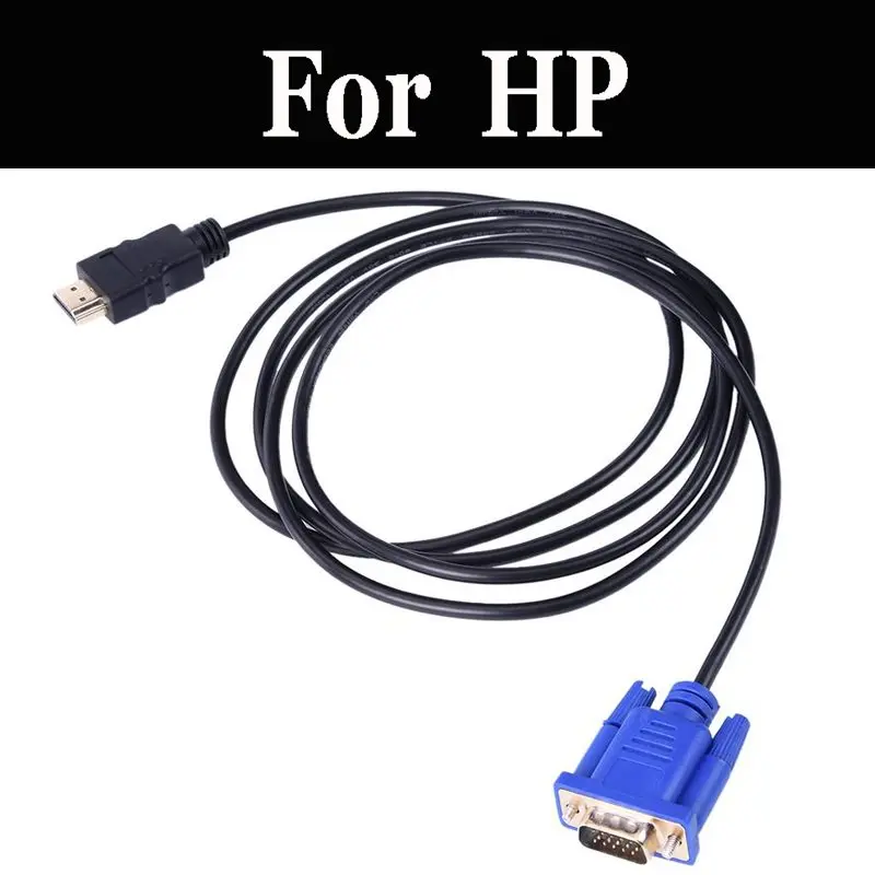VGA to HDMI Female Adapter Converter with Audio Cable HD Video For HP Pavilion Power 15 14 bf177tx cc129tx | Электроника
