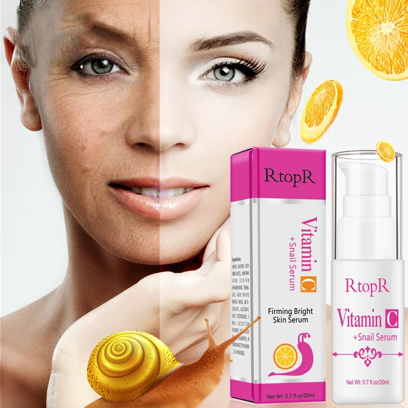 VitaminC Snail Serum Rejuvenation Anti Wrinkle Firming Bright Skin Serum For Face Ance Treatment Snail VC Collagen Repair Serum
VitaminC Snail Serum Rejuvenation Anti Wrinkle Firming Bright Skin Serum For Face Ance Treatment Snail VC Collagen Repair Serum