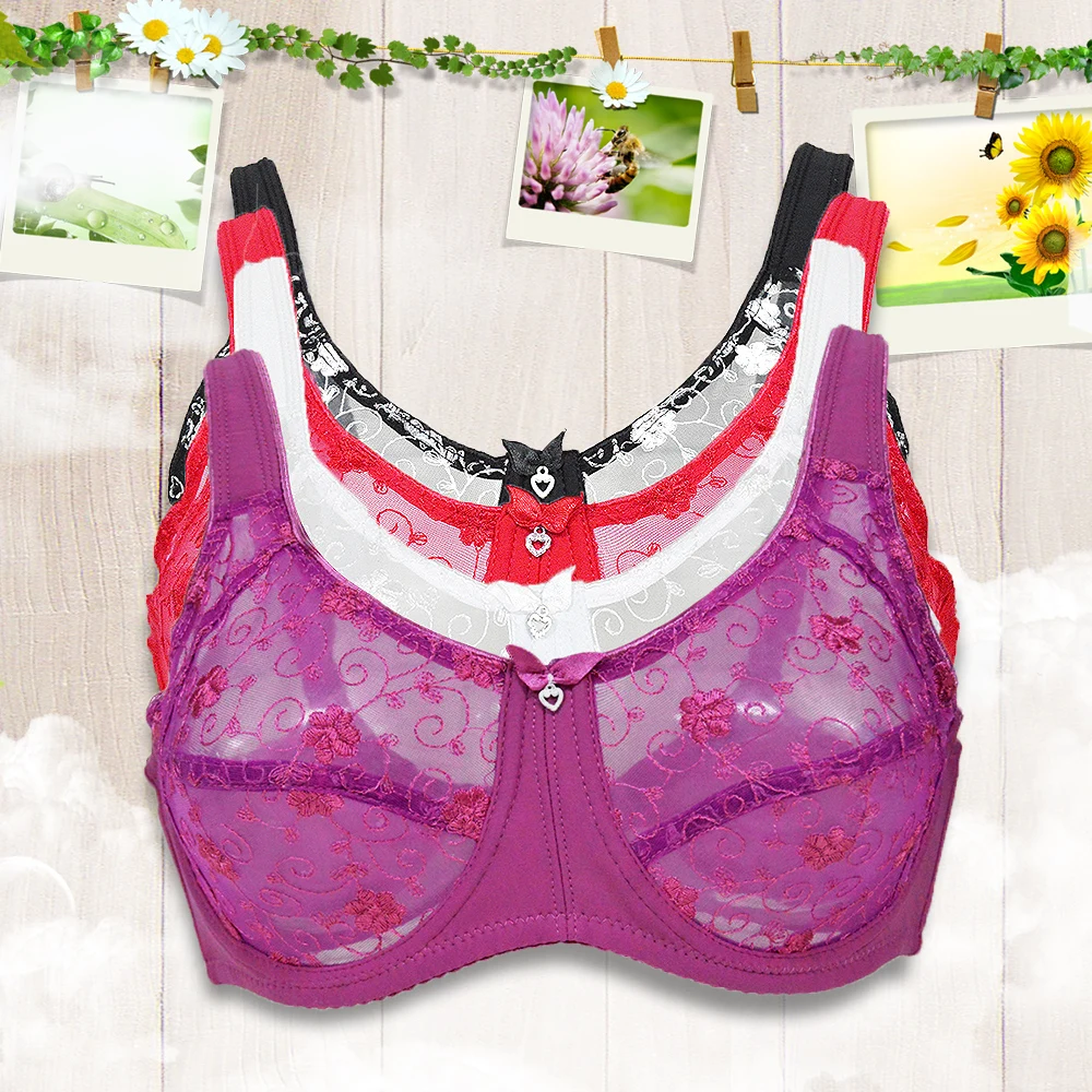 LADIES SECRET Women Bra Super Big Cup Plus Bra A B C D DD E F 42 44 Size Sexy Transparent Bralette Underwear BH Charms
LADIES SECRET Women Bra Super Big Cup Plus Bra A B C D DD E F 42 44 Size Sexy Transparent Bralette Underwear BH Charms