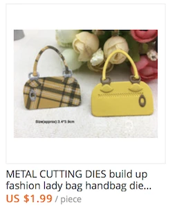 handbag cut die