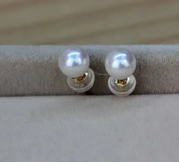 Free shipping Beautiful a pair 11-12 mm AAA south sea white round pearl stud earrings 14
Free shipping Beautiful a pair 11-12 mm AAA south sea white round pearl stud earrings 14