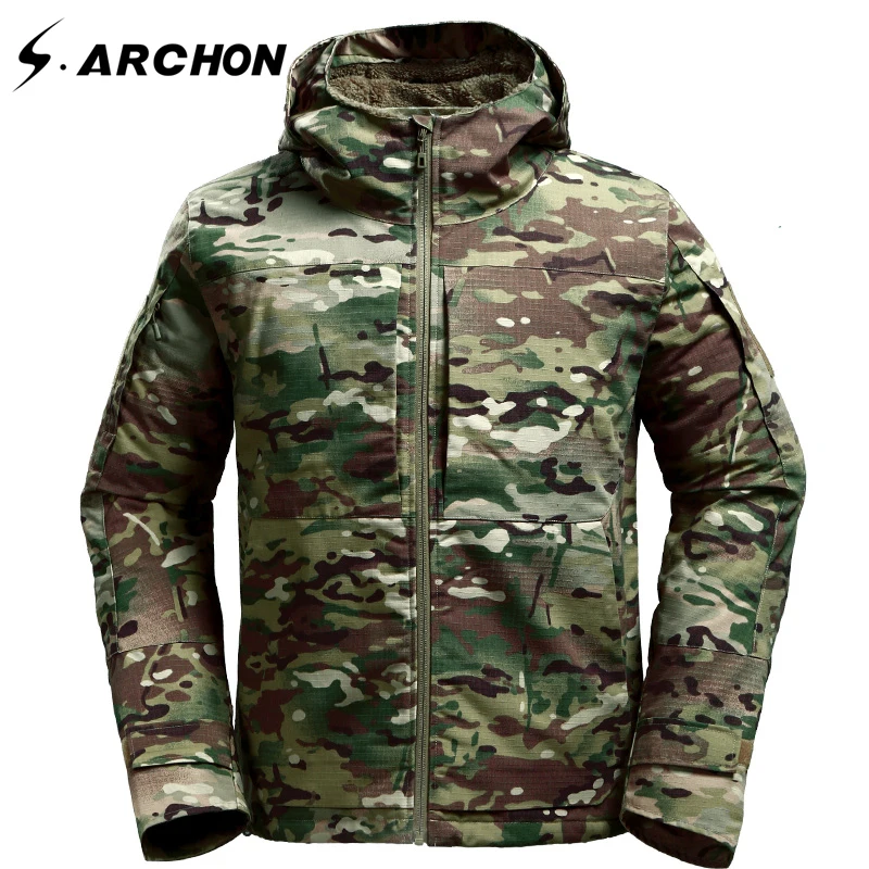 s.archon Outdoor sports tactical men's jacket military fleece warmth waterproof cloth for camping hiking
s.archon Outdoor sports tactical men's jacket military fleece warmth waterproof cloth for camping hiking