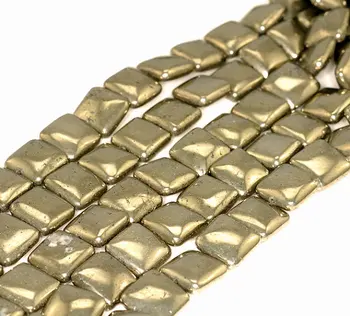10MM Iron Pyrite Gemstone, Perfect Square 10X10MM Loose Beads 16 inch Full Strand (90114711-136)
10MM Iron Pyrite Gemstone, Perfect Square 10X10MM Loose Beads 16 inch Full Strand (90114711-136)