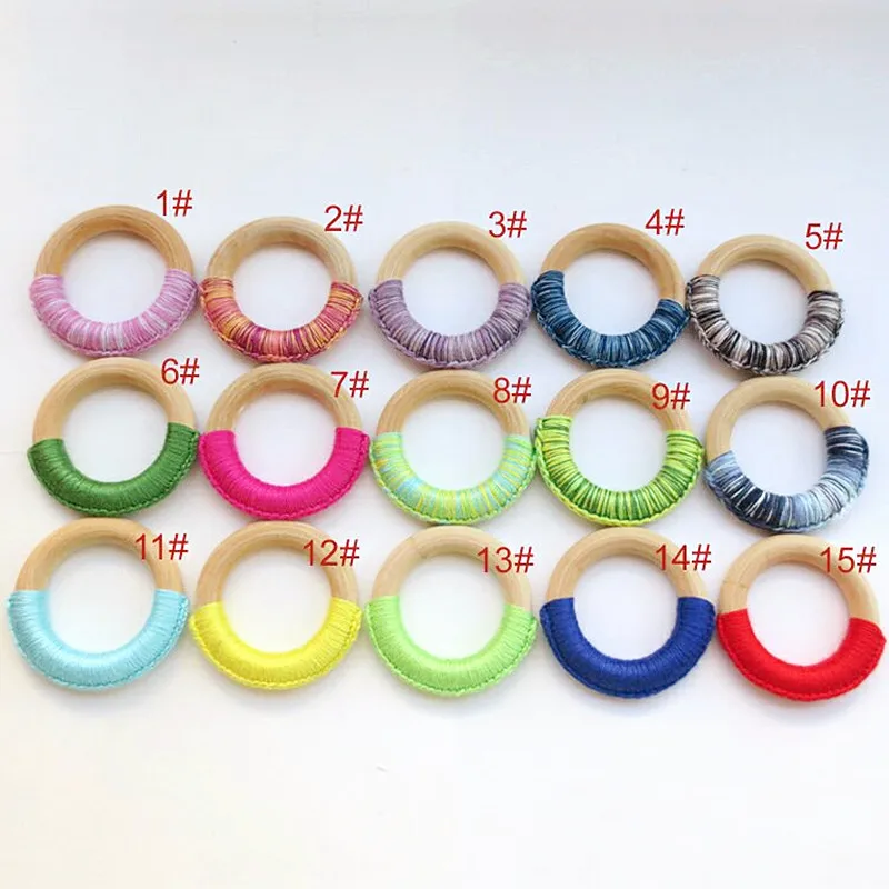 50pcs/lot 4cm 1.6'' Nature Cotton Wood Baby Teether Crochet Ring DIY Infant Teethering Jewelry Toy Ring Toss Games
50pcs/lot 4cm 1.6'' Nature Cotton Wood Baby Teether Crochet Ring DIY Infant Teethering Jewelry Toy Ring Toss Games