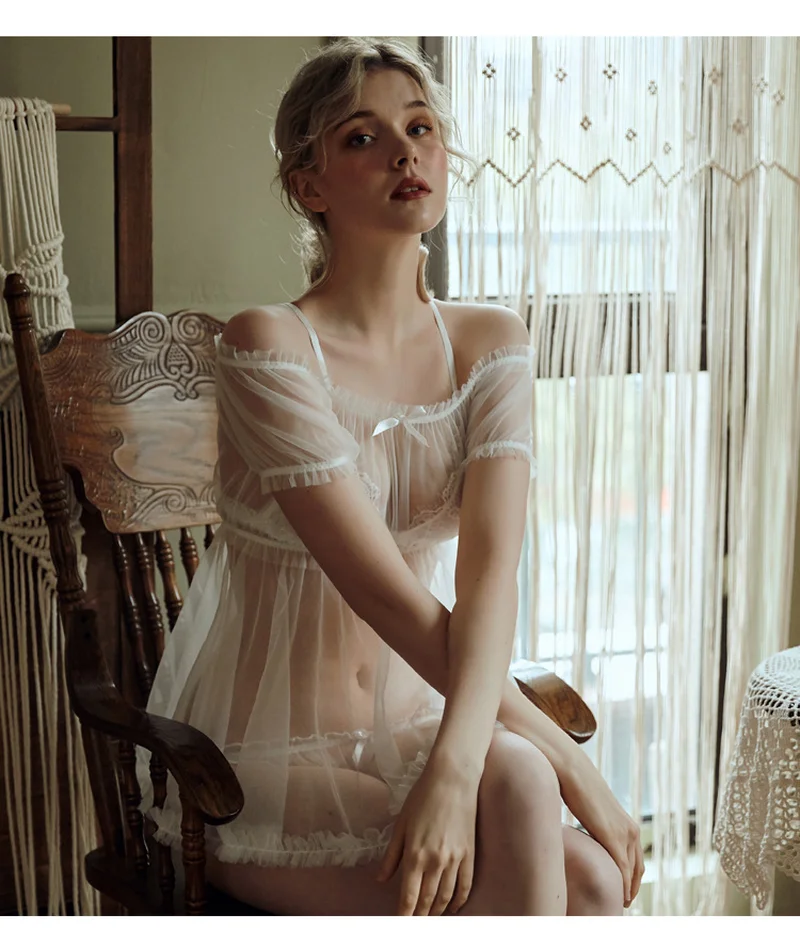 2019 Ladies Lace Nightdress Mesh Top Sexy Nightdress Sleep Wear Ropa Para Dormir Mujer Womens Lingerie Nightgown Sleepwear
2019 Ladies Lace Nightdress Mesh Top Sexy Nightdress Sleep Wear Ropa Para Dormir Mujer Womens Lingerie Nightgown Sleepwear