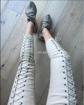 2018 Pantalones Mujer Real Fashion Pants European And American Bloggers With The Paragraph Cross Straps Tight Feet Pu Leather
2018 Pantalones Mujer Real Fashion Pants European And American Bloggers With The Paragraph Cross Straps Tight Feet Pu Leather
