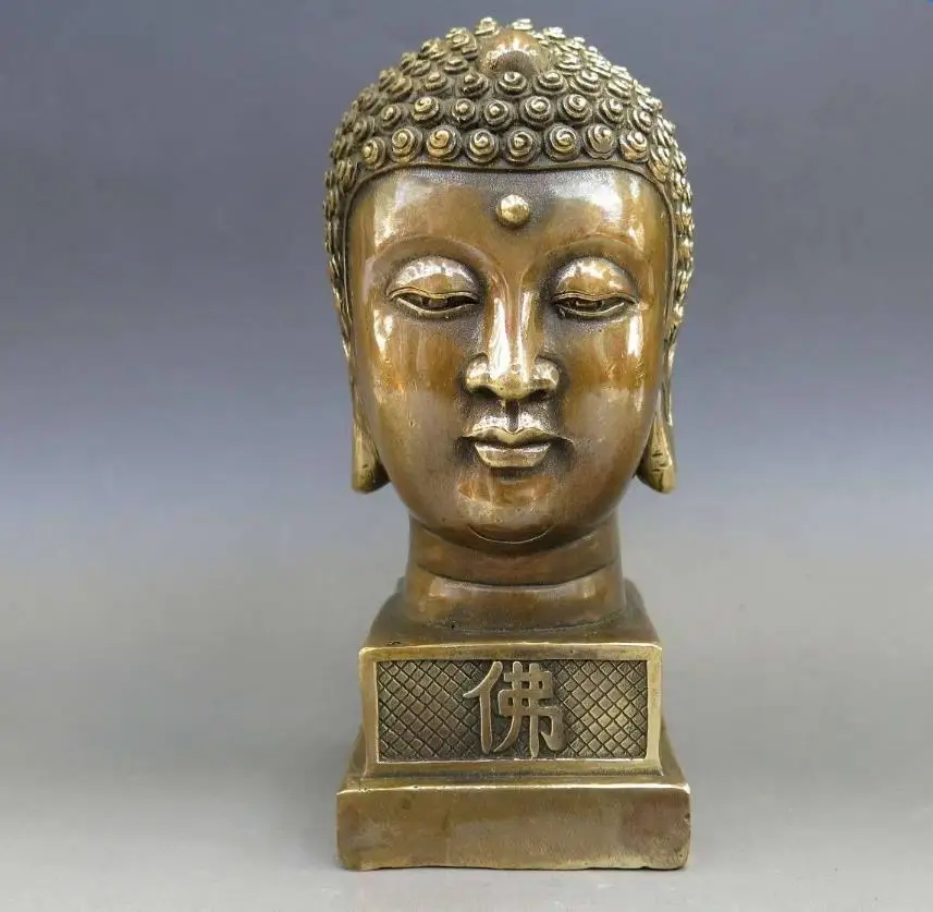 wang6711159135++China Brass copper Buddhism Buddha illuminates Buddha head Sculpture Statue
wang6711159135++China Brass copper Buddhism Buddha illuminates Buddha head Sculpture Statue