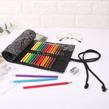 Beautiful Leaf School Pencil Case Roller 12/24/36/48/72 Holes Canvas Roll Up Makeup Canvas Pen Bag For Girls Boys Stationery
Beautiful Leaf School Pencil Case Roller 12/24/36/48/72 Holes Canvas Roll Up Makeup Canvas Pen Bag For Girls Boys Stationery