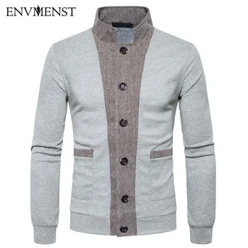 Envmenst Spring Autumn 2017 New Arrival Men Turn Down Collar Cardigan Sweaters Leisure Patchwork Knitwear Men Clothing
Envmenst Spring Autumn 2017 New Arrival Men Turn Down Collar Cardigan Sweaters Leisure Patchwork Knitwear Men Clothing