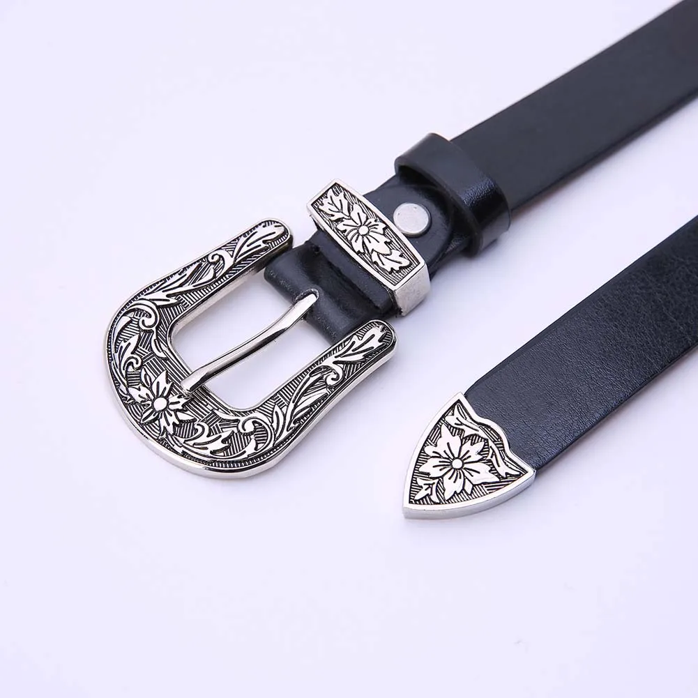 Fashion Women Belts Leather Carving Flower Jeans Belt Decoration Single Head Buckle Ladies Retro Waistband Wide Sash FDC99
Fashion Women Belts Leather Carving Flower Jeans Belt Decoration Single Head Buckle Ladies Retro Waistband Wide Sash FDC99