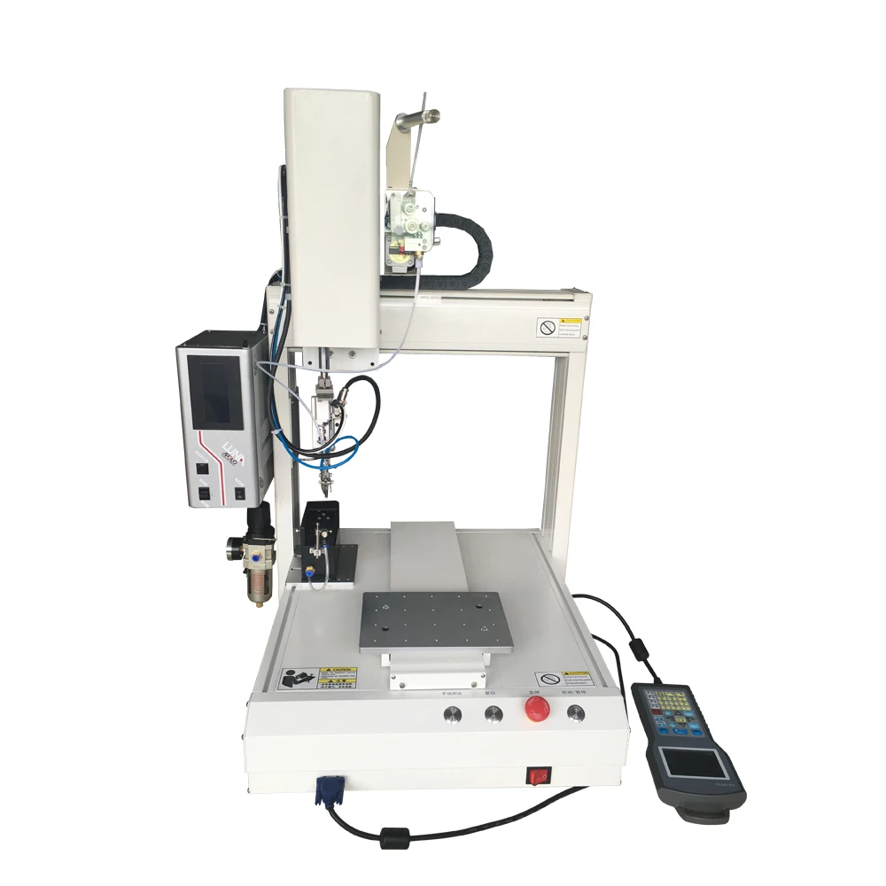 IBK 4 axis vertical automatic soldering robot welding machine for pcb phone charger
IBK 4 axis vertical automatic soldering robot welding machine for pcb phone charger