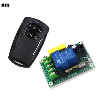AC 220V 30A 315MHZ 1CH Wireless RF Remote Control Switch Black Transmitter AB Buttons + Receivers Hot Sale 4020
AC 220V 30A 315MHZ 1CH Wireless RF Remote Control Switch Black Transmitter AB Buttons + Receivers Hot Sale 4020