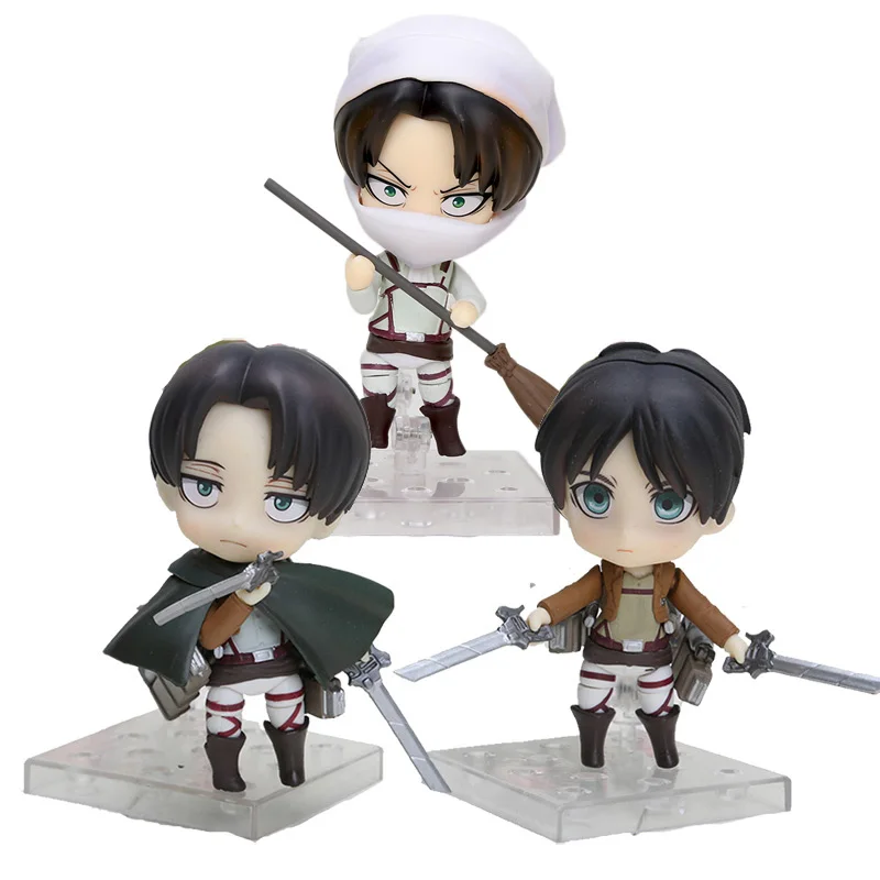 10cm Nendoroid Attack on Titan Shingeki no Kyojin Scouting Legion Levi Rivaille PVC Action Figure Model Collection Toy 390 375
10cm Nendoroid Attack on Titan Shingeki no Kyojin Scouting Legion Levi Rivaille PVC Action Figure Model Collection Toy 390 375