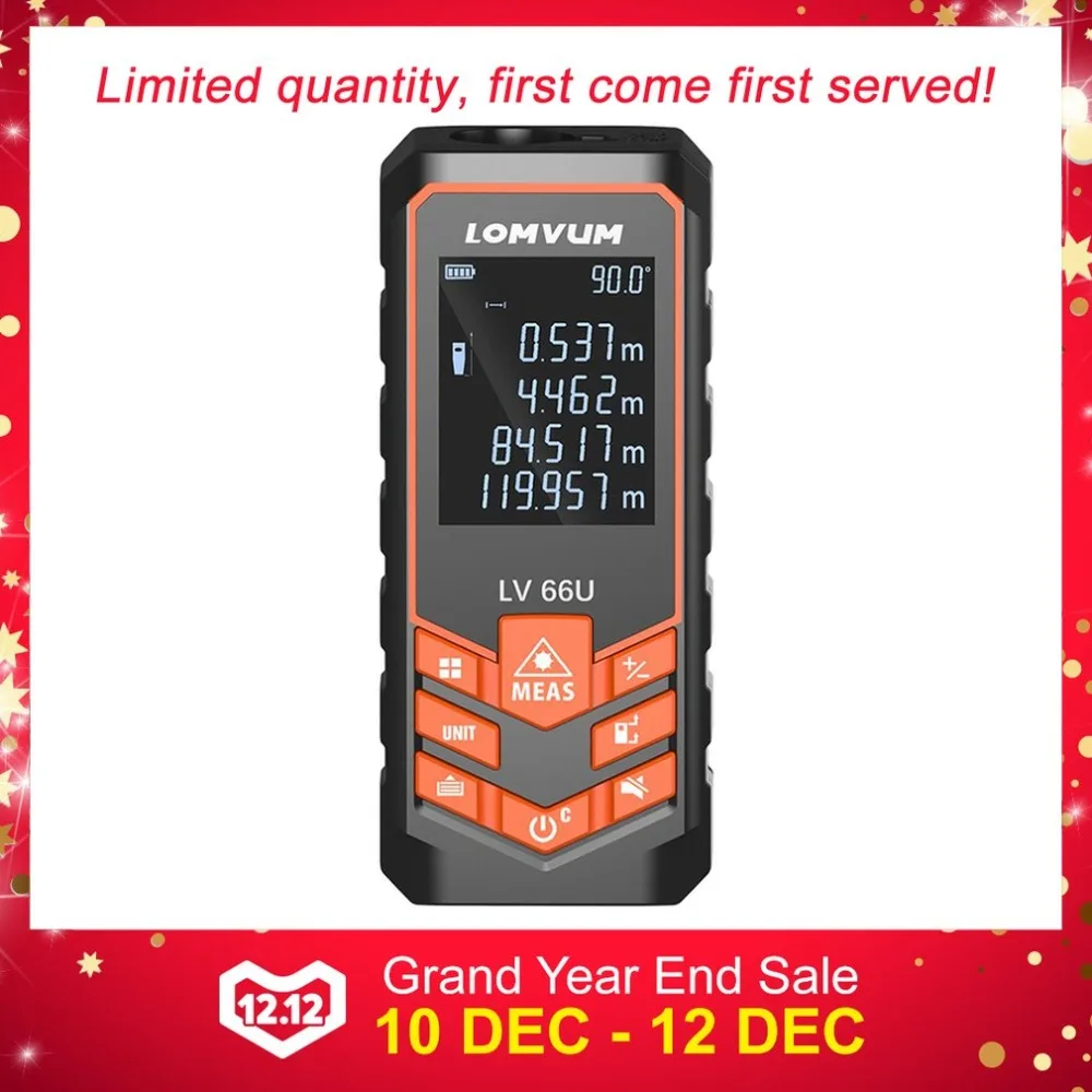 Lomvum 40m Handheld Laser Distance Meter Rangefinders Diastimeter Area Volume Angle Automatic Calibration Range Finder Hunting
Lomvum 40m Handheld Laser Distance Meter Rangefinders Diastimeter Area Volume Angle Automatic Calibration Range Finder Hunting