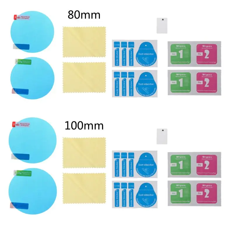 One Pair Car Anti Water Mist Films Round Shape Anti-fog Coating Rainproof Rearview Mirror Protective Film
One Pair Car Anti Water Mist Films Round Shape Anti-fog Coating Rainproof Rearview Mirror Protective Film