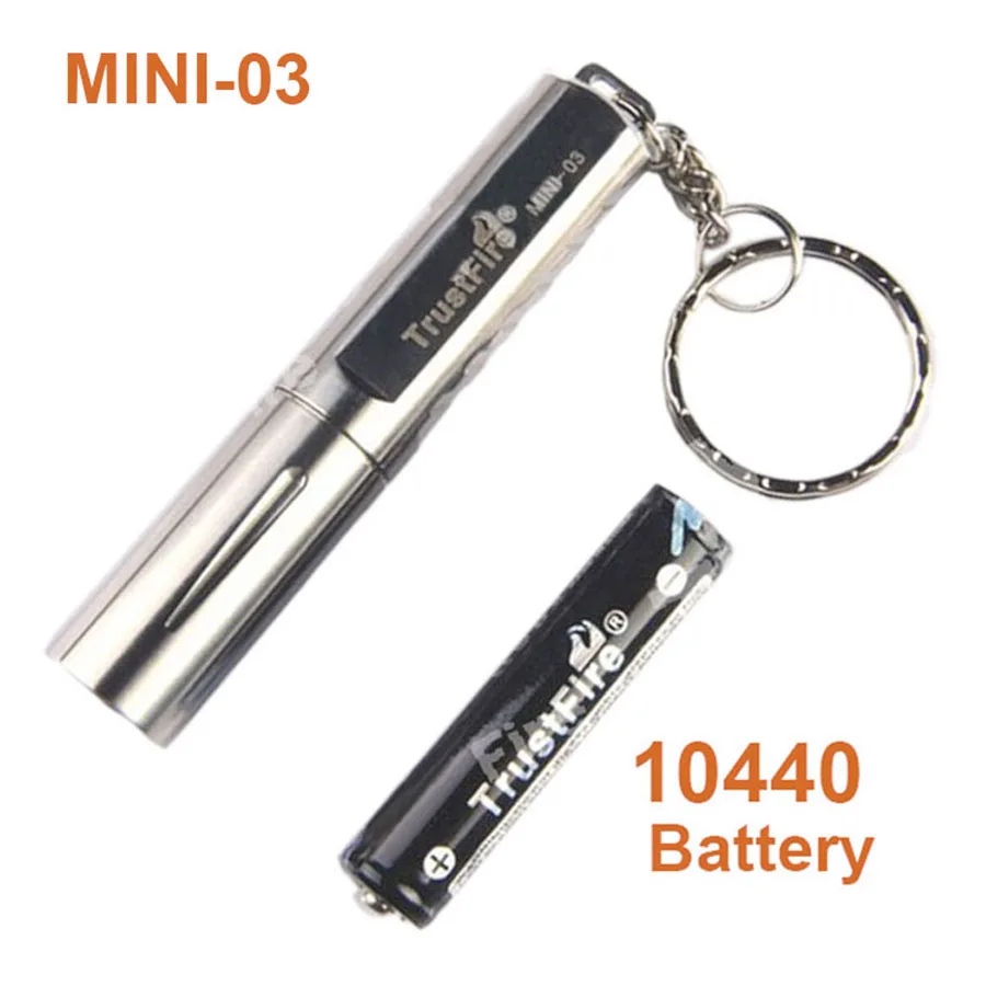 Водонепроницаемый мини фонарик Trustfire mini03 из нержавеющей стали * XPG R5 светодиодный
