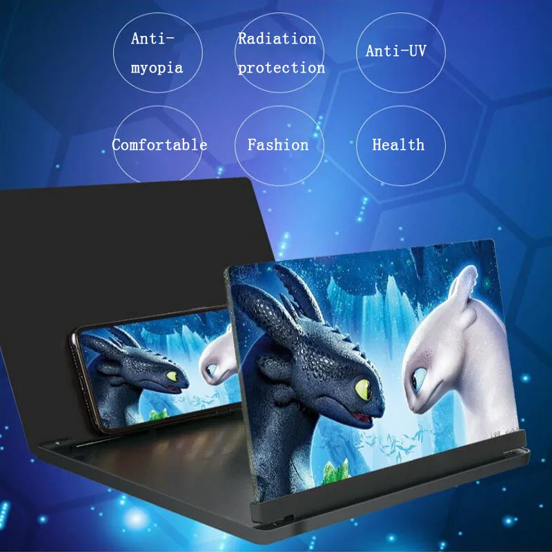 Rotating Folding 3D Mobile Phone Screen Magnifier Anti-reflective Eye Protection 3D Mobile Movie Video Magnifier Smart Bracket
Rotating Folding 3D Mobile Phone Screen Magnifier Anti-reflective Eye Protection 3D Mobile Movie Video Magnifier Smart Bracket
