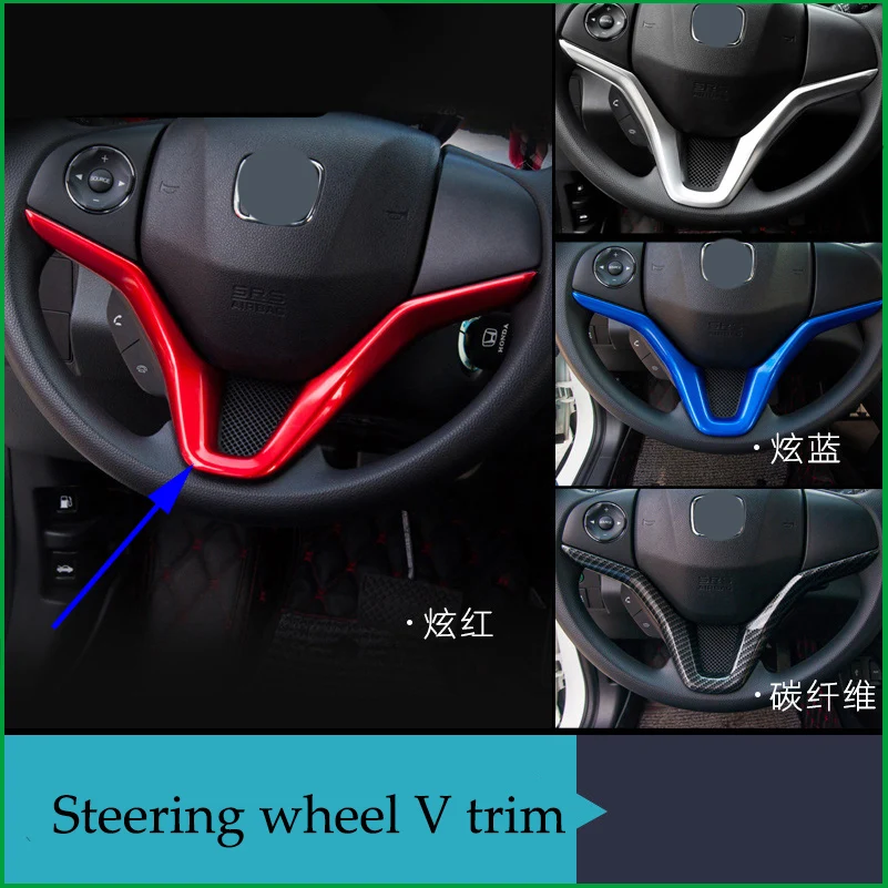 Steering Wheel "V" Decoration Trim Interior Auto Parts Car Covers For HONDA VEZEL HRV HR-V 2014 2015 2016 Car Styling
Steering Wheel "V" Decoration Trim Interior Auto Parts Car Covers For HONDA VEZEL HRV HR-V 2014 2015 2016 Car Styling