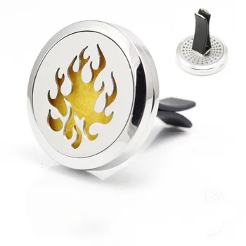 30mm 316L Stainless Steel flame design Car Diffuser Essential Oil Aromatherapy Diffuser Pendant Locket Vent Clip
30mm 316L Stainless Steel flame design Car Diffuser Essential Oil Aromatherapy Diffuser Pendant Locket Vent Clip