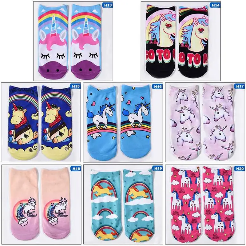 1 Pair!!! New Style 3D Print Unicorn Socks Children Kawaii Lucky Unicorn Cute Socks
1 Pair!!! New Style 3D Print Unicorn Socks Children Kawaii Lucky Unicorn Cute Socks