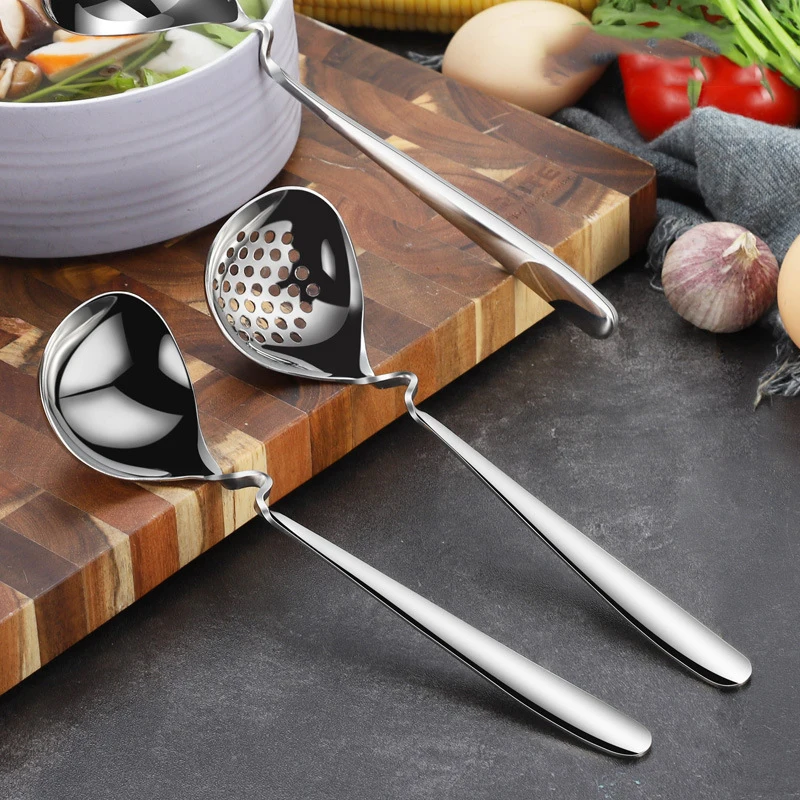 304 Stainless Steel Hanging Wall Spoon Hot Pot Soup Colander Long Handle with Hook Spoon Porridge
304 Stainless Steel Hanging Wall Spoon Hot Pot Soup Colander Long Handle with Hook Spoon Porridge