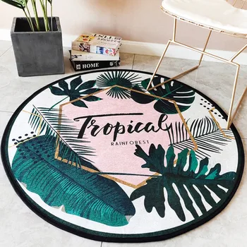INS Tropical Nordic Round Carpets For Living Room Computer Chair Area Rug Child Play Tent Floor Mat Cloakroom Rugs And Carpet
INS Tropical Nordic Round Carpets For Living Room Computer Chair Area Rug Child Play Tent Floor Mat Cloakroom Rugs And Carpet