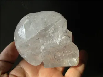 afa880357++Natural Quartz Carved Rock Crystal Skull Sculpture Healing Realis
afa880357++Natural Quartz Carved Rock Crystal Skull Sculpture Healing Realis