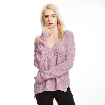 Autumn winter fashion casual elegant v-neck women backless off shoulder new arrival sexy wild comfortable solid color sweater
Autumn winter fashion casual elegant v-neck women backless off shoulder new arrival sexy wild comfortable solid color sweater