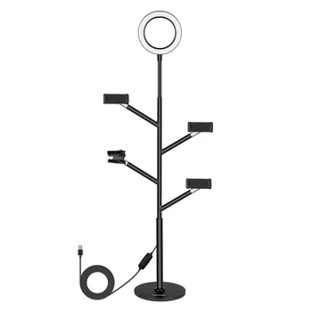 Neewer Multifunction Desktop Ring Light Broadcast Light Kit for Live Stream Selfie Makeup with 3 Phone Holders
Neewer Multifunction Desktop Ring Light Broadcast Light Kit for Live Stream Selfie Makeup with 3 Phone Holders
