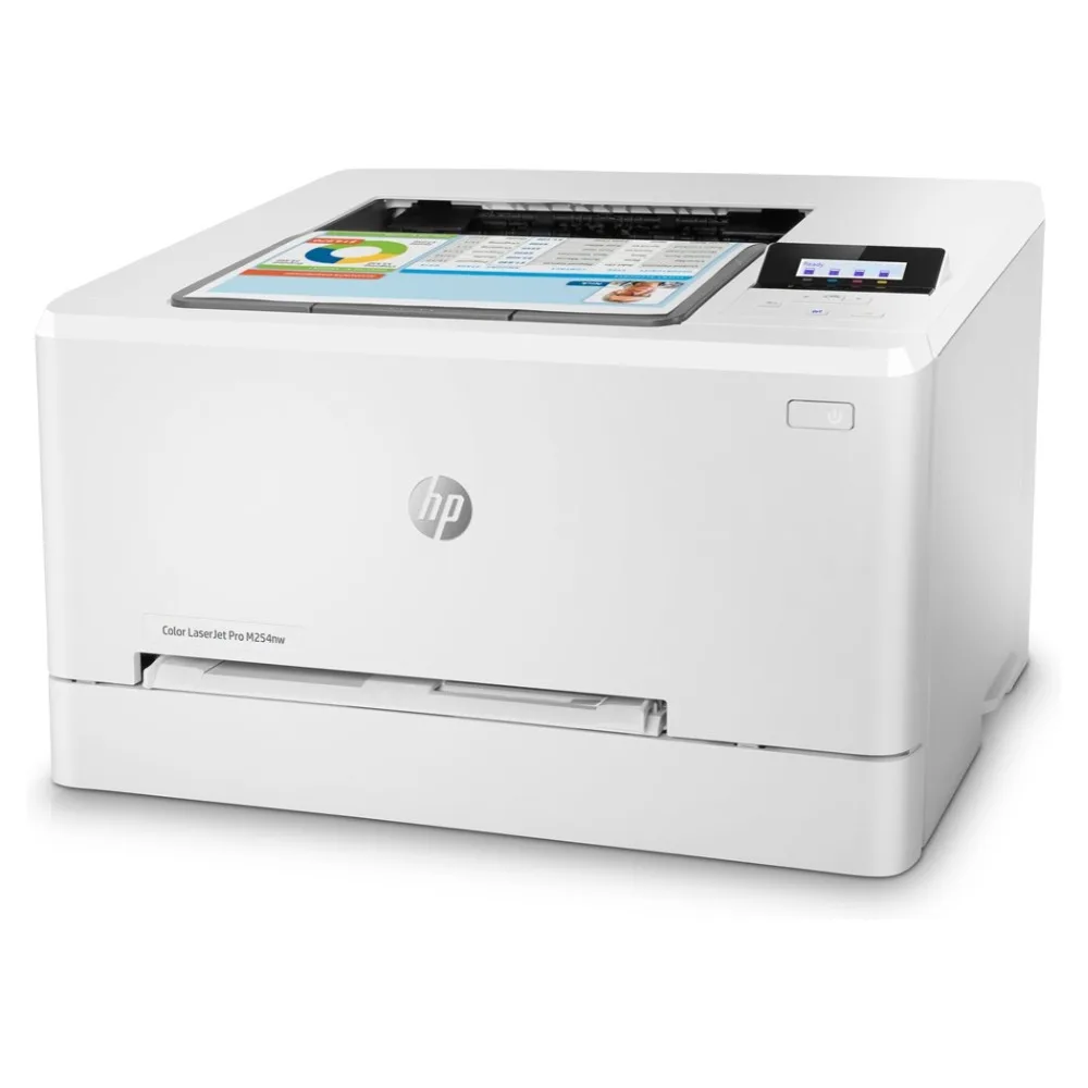 

HP Laserjet Pro M254nw - Laser Color Printer (up to 21 ppm ethernet and Wi-Fi wireless 256 MB DDR 2 GB Hard Drive Windows 7