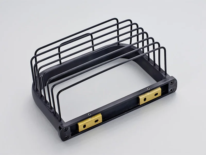 paper basket black wall mounted 3