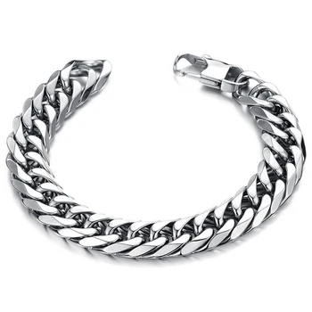 PUNK Biker 316L STAINLESS Steel Mens Bracelet Bike Bicycle Chain Bracelet 9mm 11mm thicker width Jewellery
PUNK Biker 316L STAINLESS Steel Mens Bracelet Bike Bicycle Chain Bracelet 9mm 11mm thicker width Jewellery