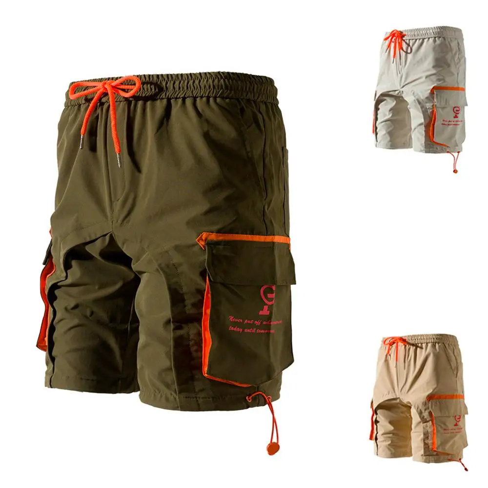 Summer Must men's shorts Beach Fashion casual loose solid color zipper multi-pocket large size With lacing tooling shorts Hot
Summer Must men's shorts Beach Fashion casual loose solid color zipper multi-pocket large size With lacing tooling shorts Hot