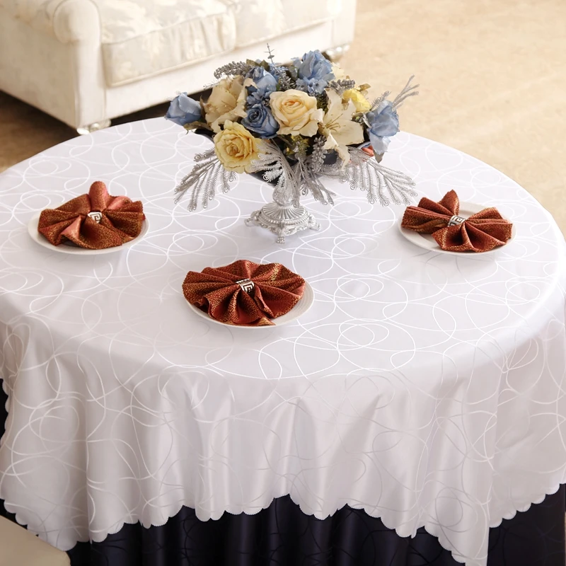 Circle Interlocking Rectangle Small Polyester Jacquard Hotel Tablecloths Wedding Table Round Cloth Mark Place Table Cover
Circle Interlocking Rectangle Small Polyester Jacquard Hotel Tablecloths Wedding Table Round Cloth Mark Place Table Cover