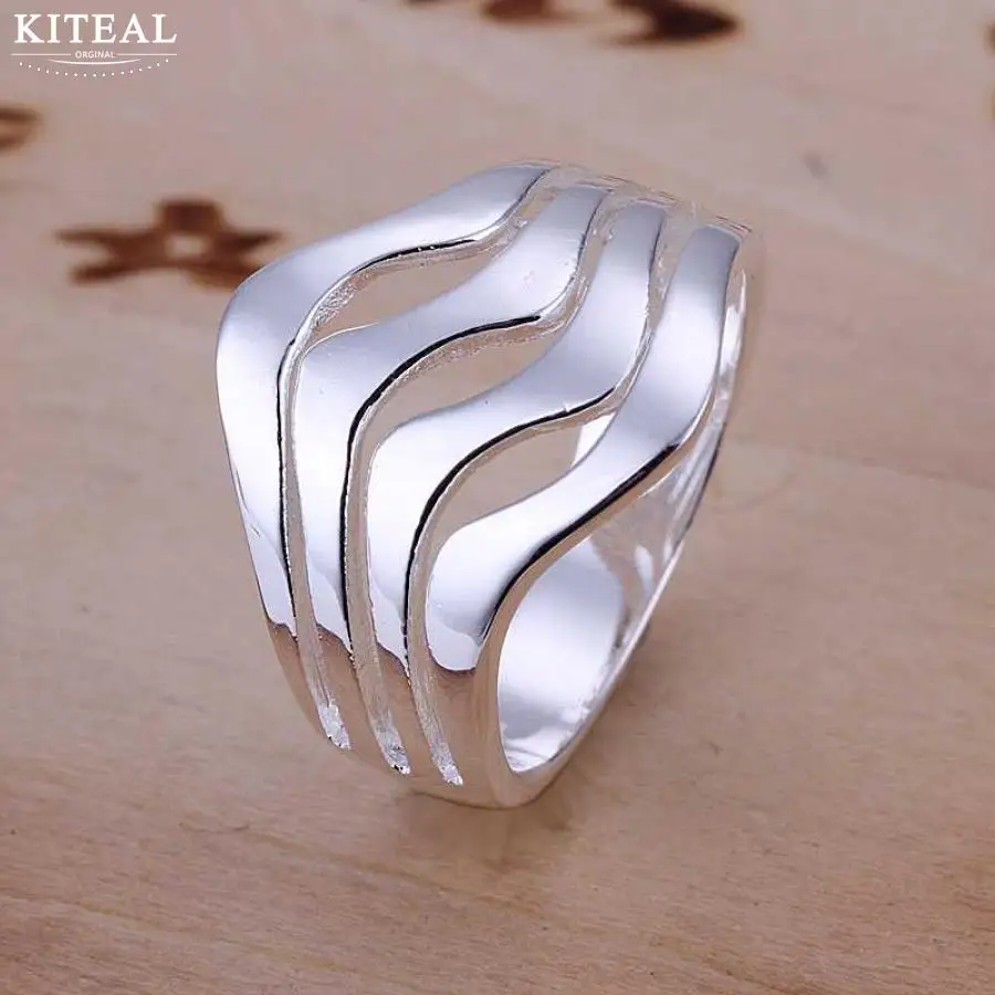 Free Shipping Wholesale Silver-plated 925 stamp Ring Fashion Jewelry Women&Men Gift Water Ripples Finger Rings wave
Free Shipping Wholesale Silver-plated 925 stamp Ring Fashion Jewelry Women&Men Gift Water Ripples Finger Rings wave